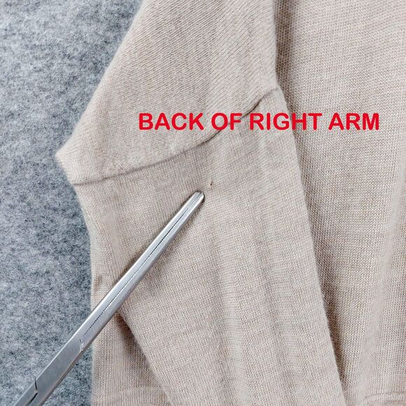 Lululemon Cardigan Womens Sz 8 Merino Wool Ribbed Open Front Sweater Jacket - Picture 4 of 15